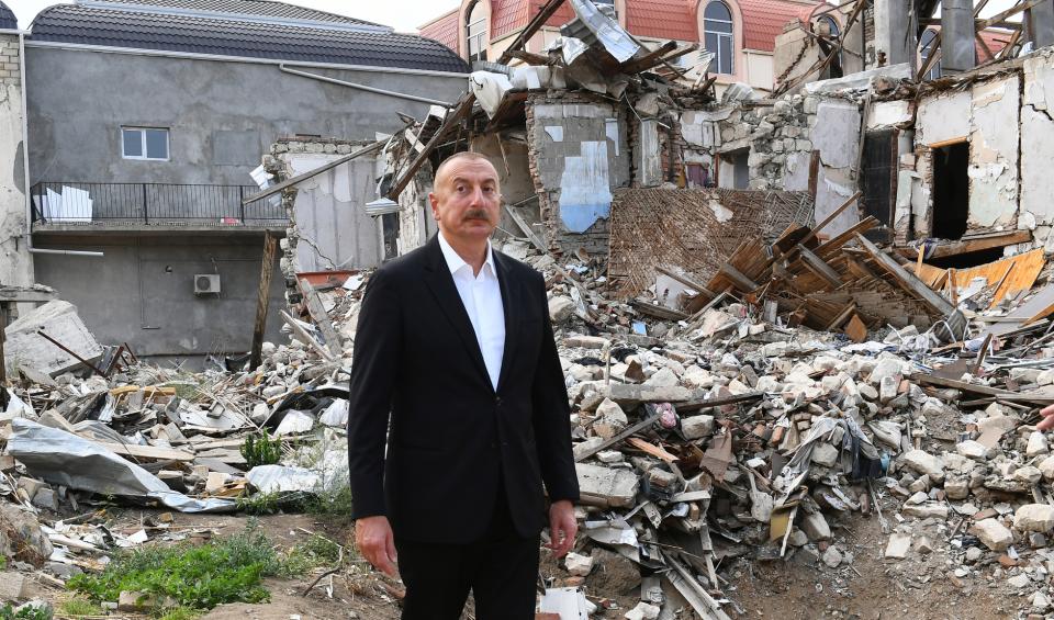 Visit of Ilham Aliyev to Dashkasan, Naftalan, Goranboy and Ganja