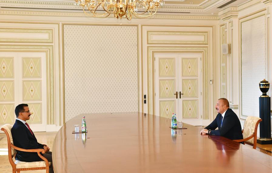 Ilham Aliyev received Group Chairman and Chief Executive Officer of DP World Sultan Ahmed Bin Sulayem