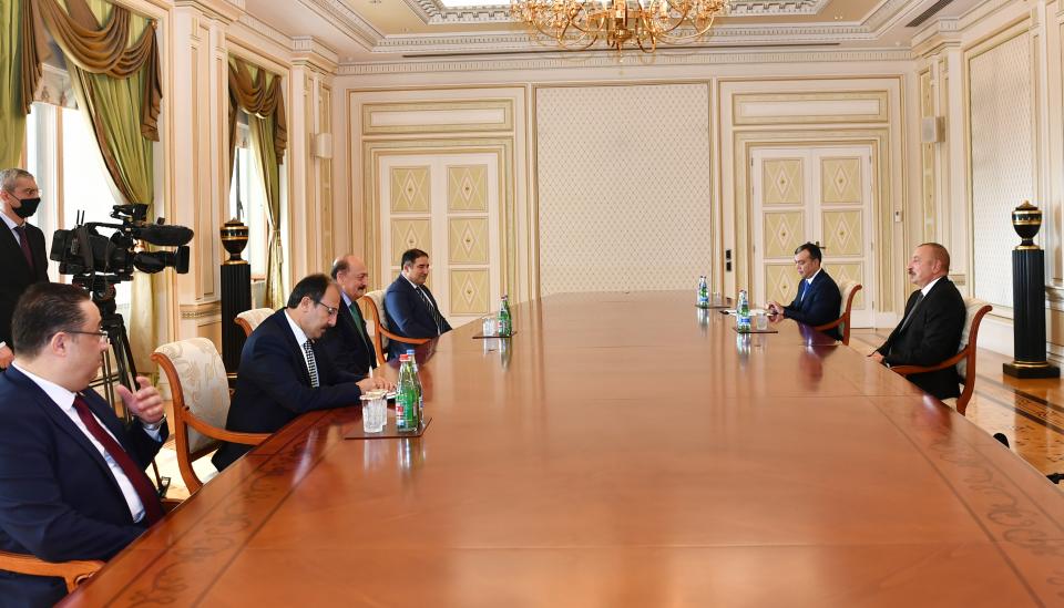 Ilham Aliyev received Turkish minister of labor and social security