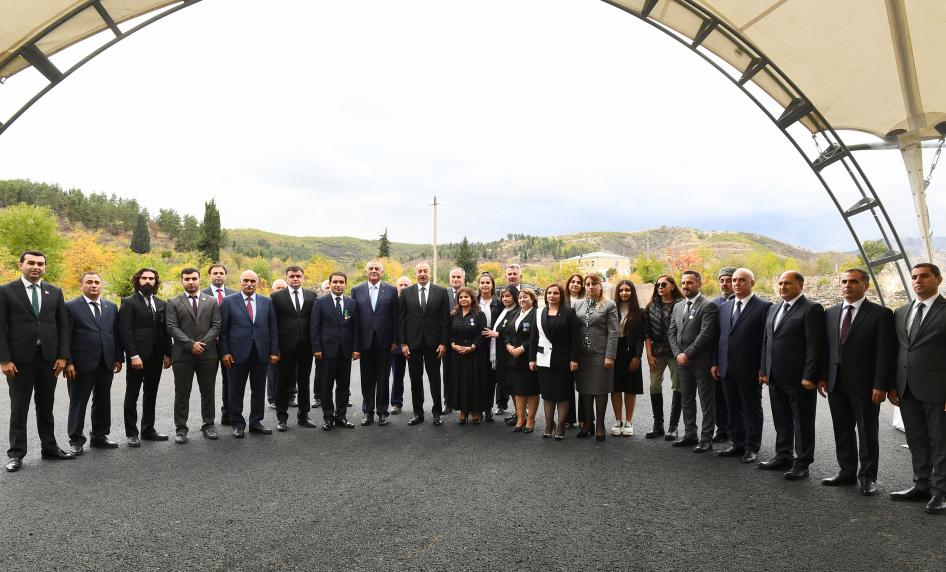 Visit of Ilham Aliyev to Zangilan