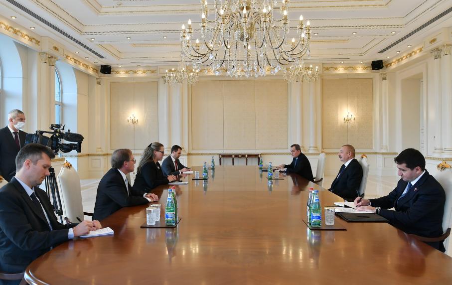 Ilham Aliyev received US deputy assistant secretary of state