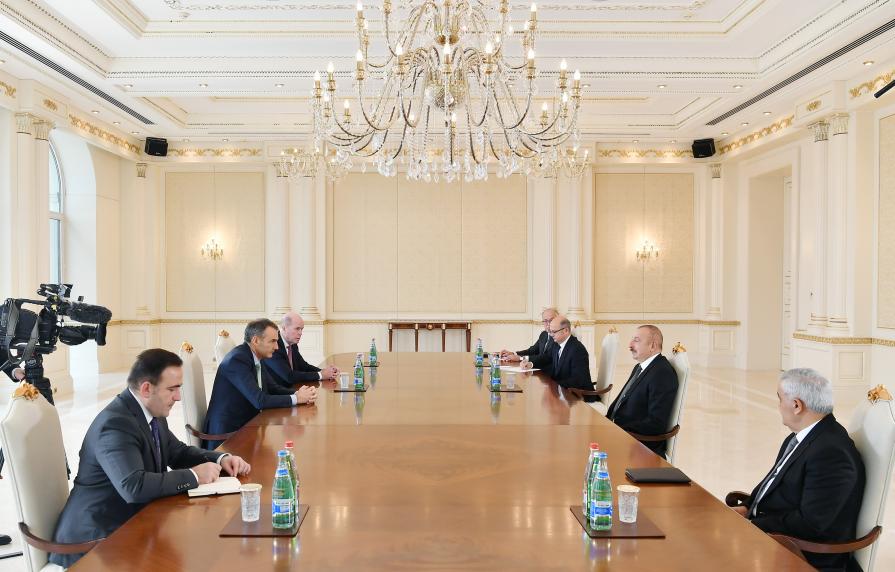 Ilham Aliyev received BP Chief Executive Officer