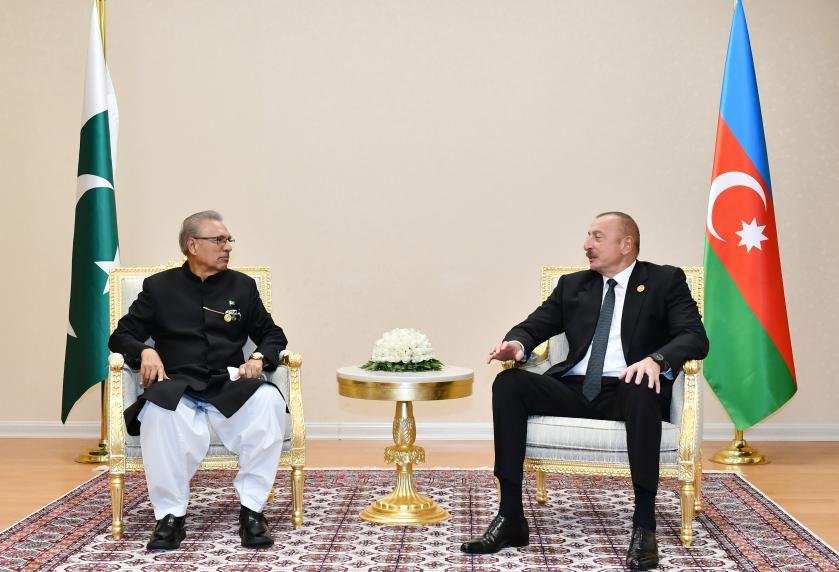 Состоялась встреча Ильхама Алиева с Президентом Пакистана Арифом Алви