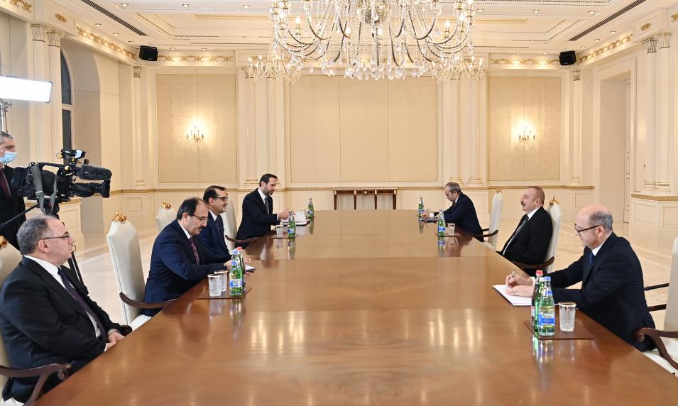 Ильхам Алиев принял министра энергетики и природных ресурсов Турции