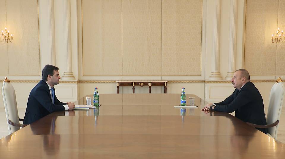 Ilham Aliyev received Deputy Prime Minister, Minister of Foreign Affairs and European Integration of Moldova