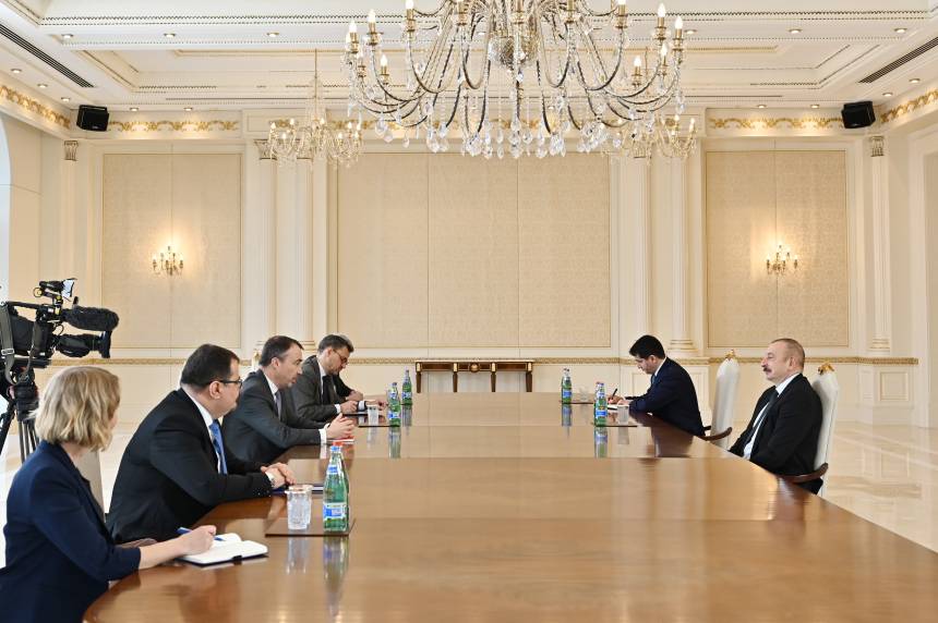 Ilham Aliyev received a delegation led by EU Special Representative for South Caucasus