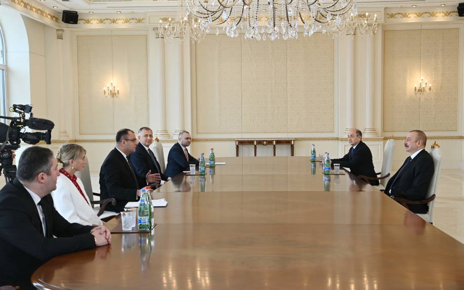 Ilham Aliyev received delegation led by Justice Minister of Georgia