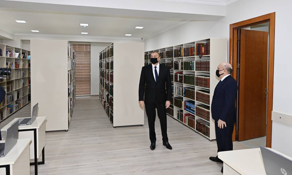 İlham Əliyev Azərbaycan İlahiyyat İnstitutunun yeni inzibati binasının açılışında iştirak edib 