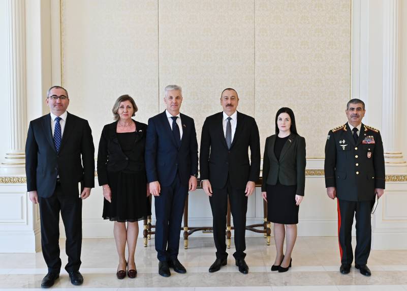 Ilham Aliyev has received Deputy Prime Minister of the Republic of Latvia Artis Pabriks