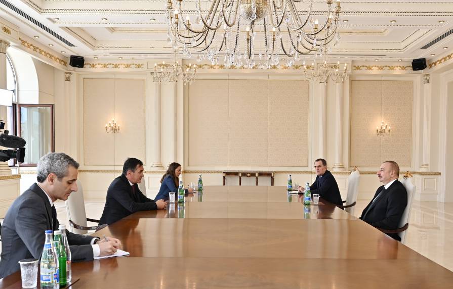 Ilham Aliyev received Ambassador of French Ministry for Europe and Foreign Affairs for Eastern Partnership