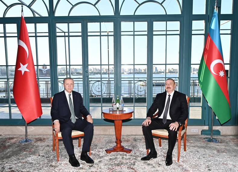 Ilham Aliyev and President Recep Tayyip Erdogan held meeting