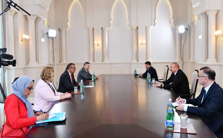 Ilham Aliyev received Director General of World Health Organization