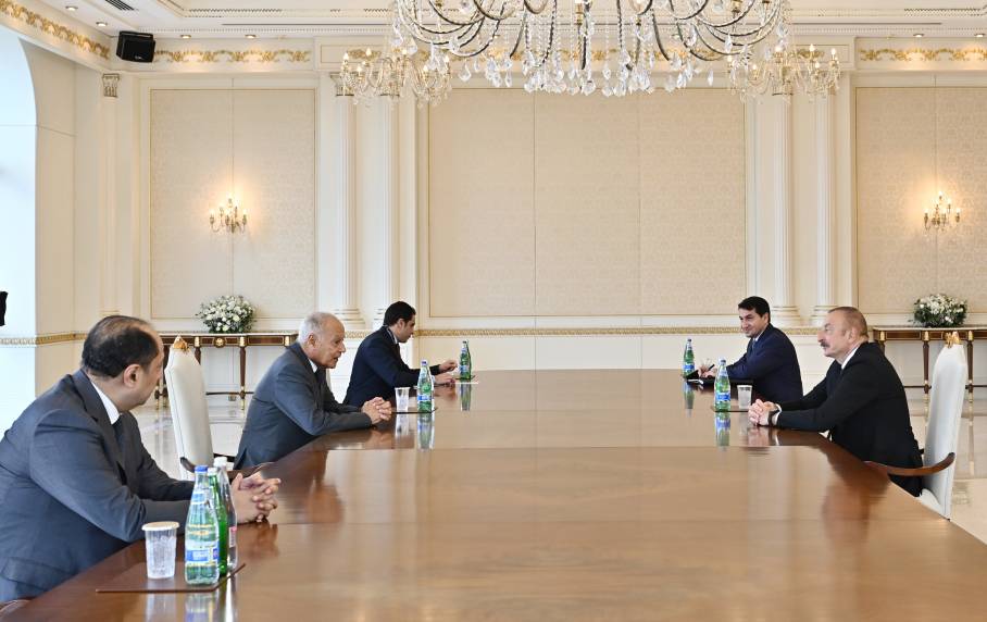 Ilham Aliyev received Secretary General of Arab League