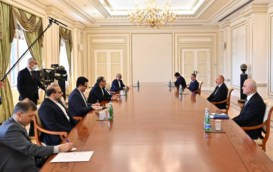 Ilham Aliyev has received Ali Shamkhani, the Secretary of Iran's Supreme National Security Council