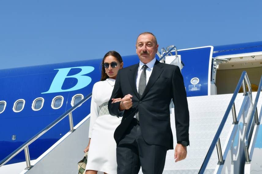 Ilham Aliyev arrived in Turkiye for working visit