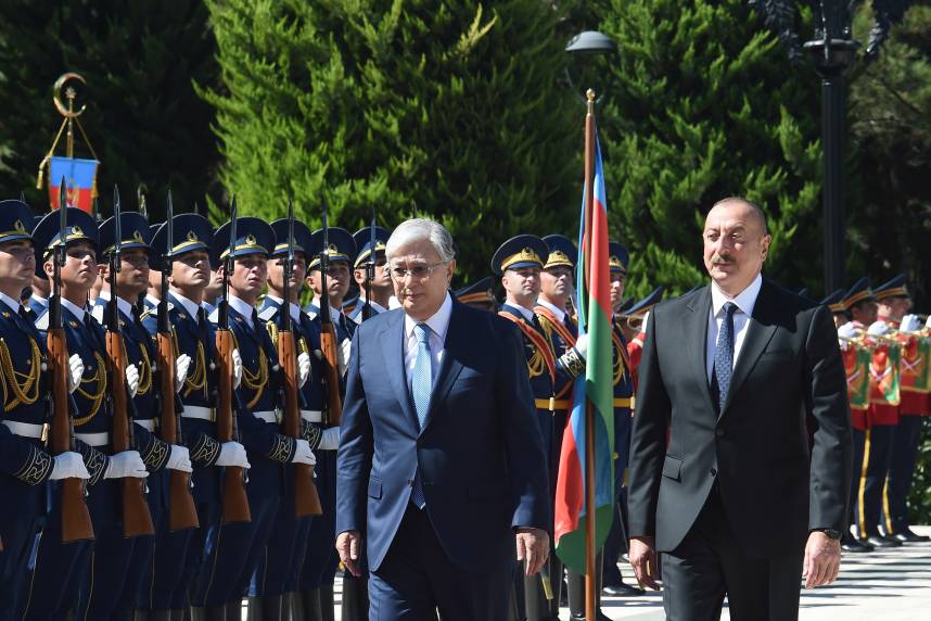 Official welcome ceremony was held for President of Kazakhstan Kassym-Jomart Tokayev