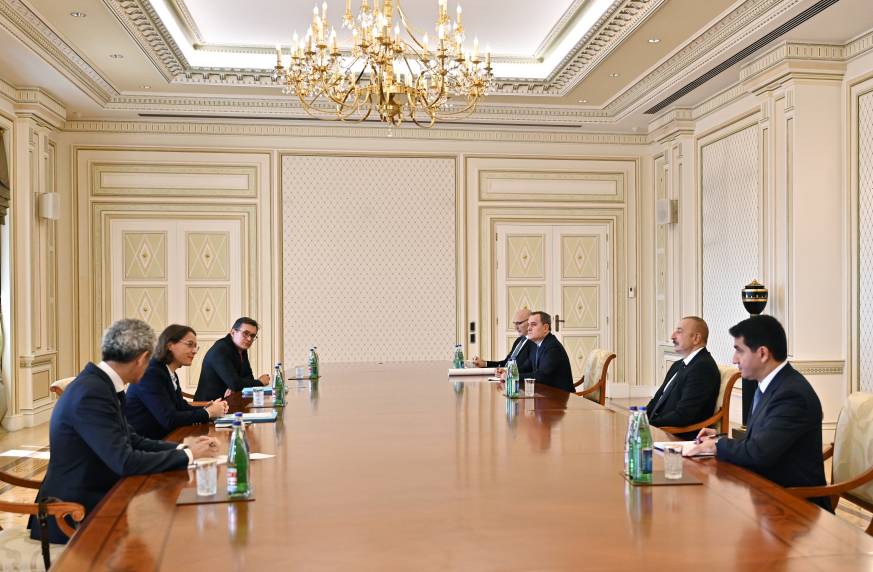 Ilham Aliyev received advisor in Office of French President