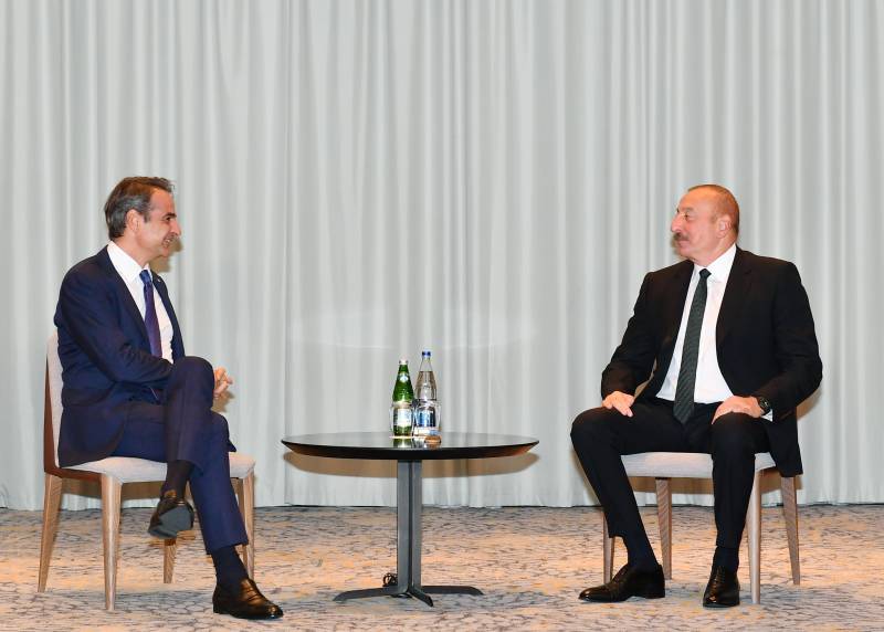 Ильхам Алиев встретился в Софии с премьер-министром Греции