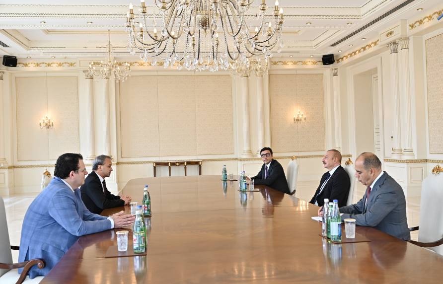 Ilham Aliyev received President of International Chess Federation