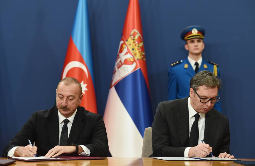 Azerbaijan-Serbia documents were signed