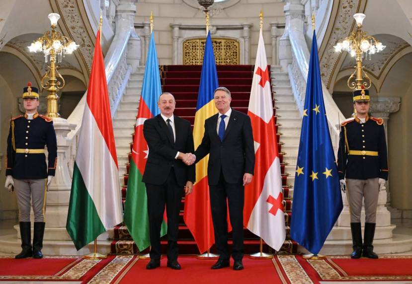 Working visit of Ilham Aliyev to Romania