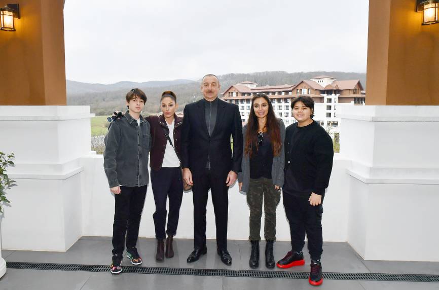 Ilham Aliyev and First Lady Mehriban Aliyeva attended inauguration of Shabran Recreation Complex