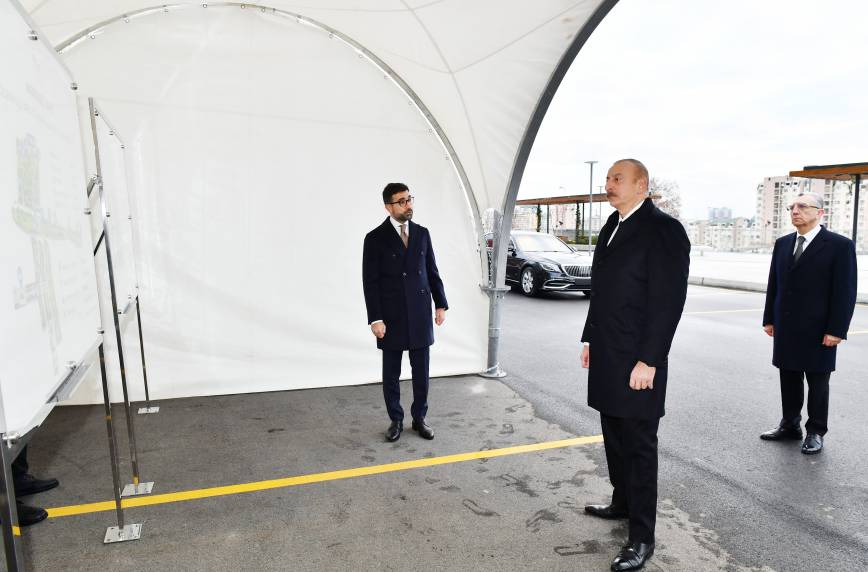 Ilham Aliyev attended opening of second part of Central Park in Baku