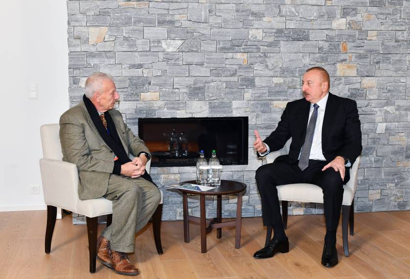 Ilham Aliyev met with Chief Executive Officer of “Kromatix SA” in Davos