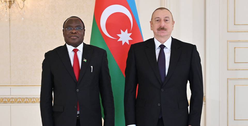 Ilham Aliyev received credentials of incoming ambassador of Namibia
