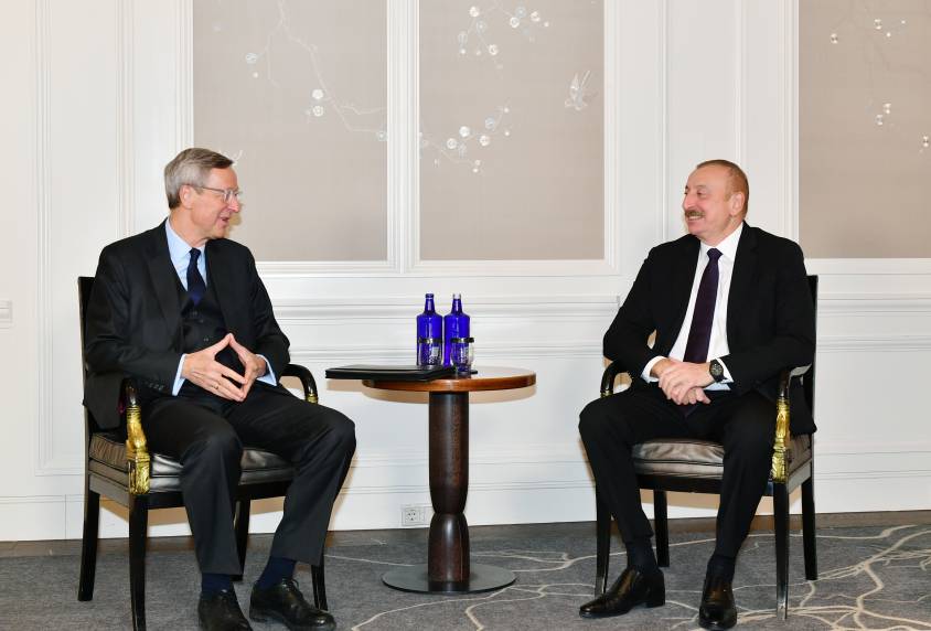 Ilham Aliyev met in Munich with the CEO of the German Eastern Business Association