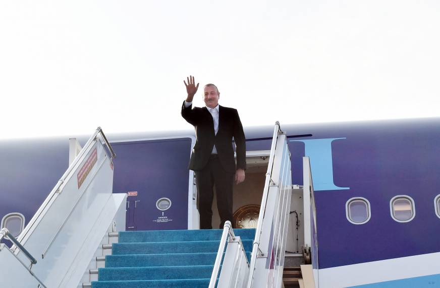 Ilham Aliyev completed his working visit to Türkiye