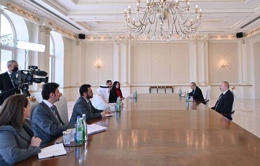 İlham Əliyev İslam İnkişaf Bankı qrupunun prezidentini qəbul edib