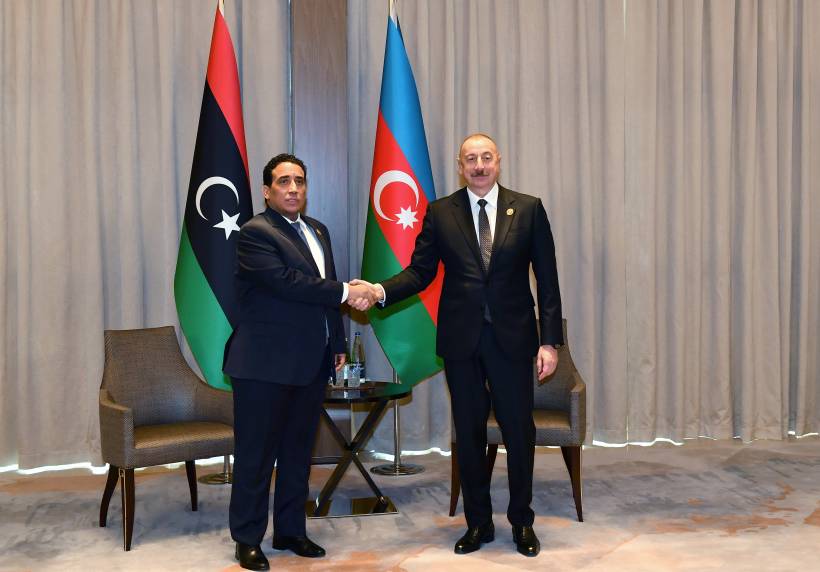 Ильхам Алиев встретился с председателем Президентского совета Государства Ливия