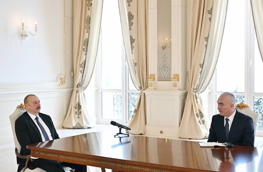 Ilham Aliyev received Masim Mammadov over his appointment as Special Representative of President in Lachin district