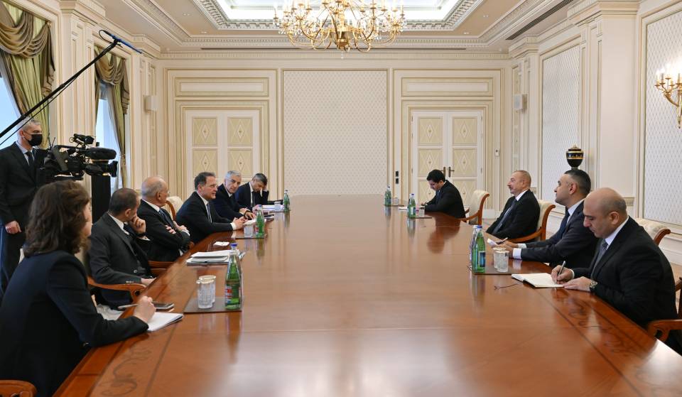 Ilham Aliyev received the Deputy Minister of Foreign Affairs and International Cooperation of Italy