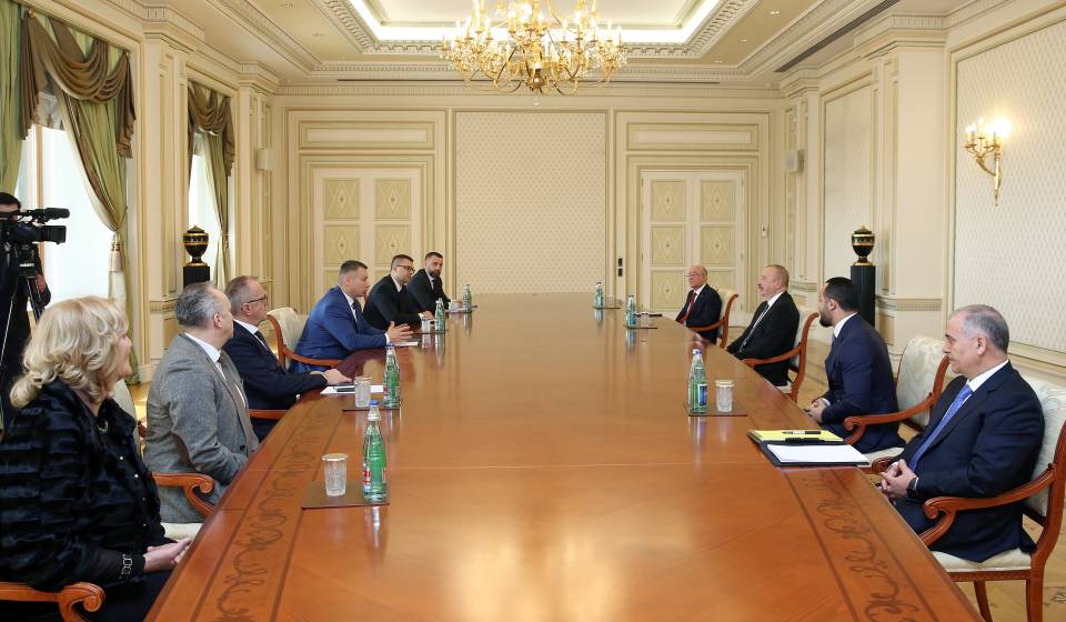 Ilham Aliyev received delegation led by Minister of Security of Bosnia and Herzegovina