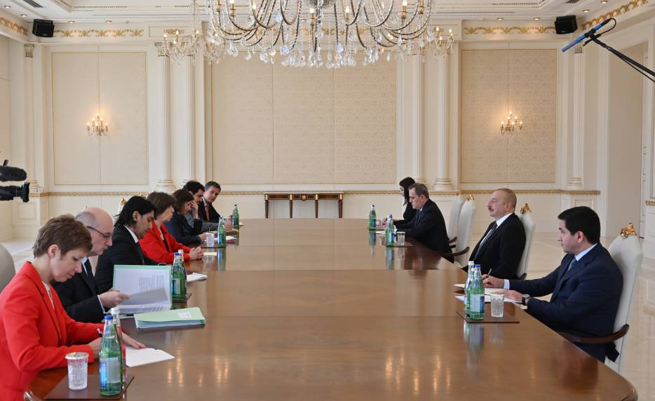 Ilham Aliyev received Minister for Europe and Foreign Affairs of France