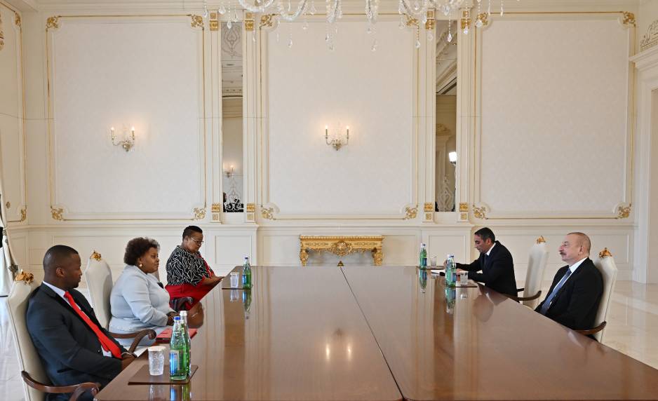 Ilham Aliyev has received Speaker of the National Assembly of the Republic of South Africa Nosiviwe Mapisa-Nqakula