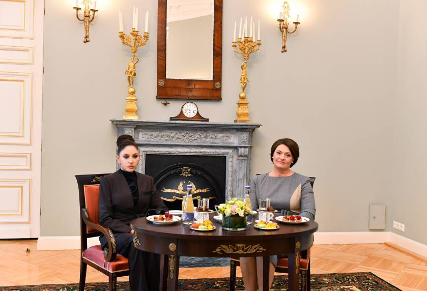 First Ladies of Azerbaijan and Lithuania met in Vilnius