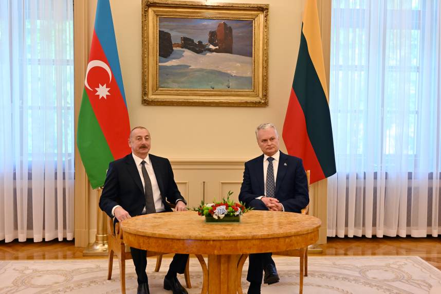 Presidents of Azerbaijan and Lithuania held meeting in limited format
