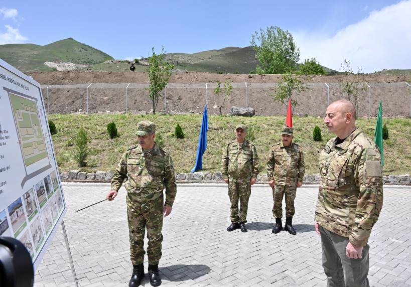 Ilham Aliyev attended opening of military hospital in Kalbajar