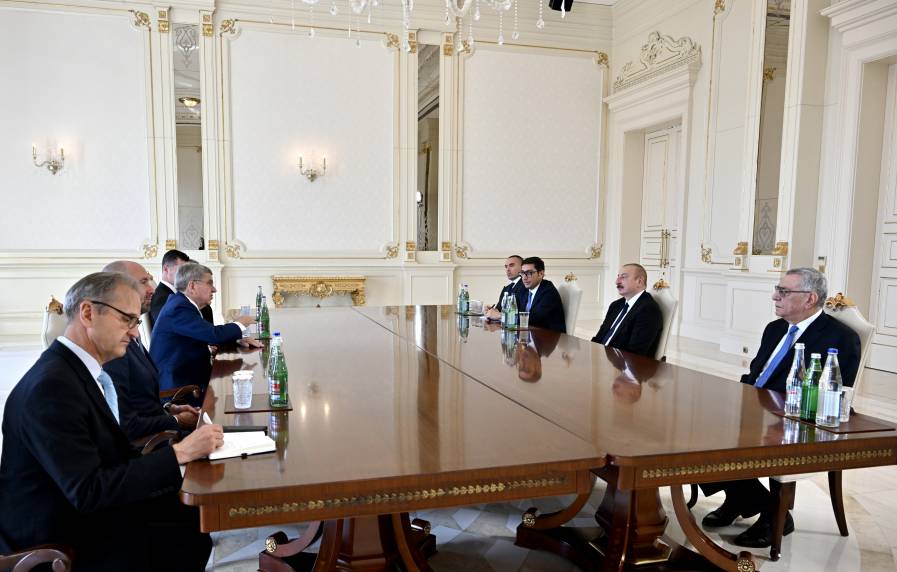 Ilham Aliyev received President of International Olympic Committee