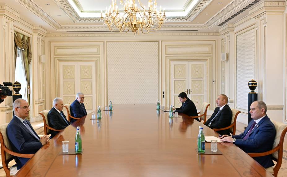 Ilham Aliyev received First Deputy Chairman of Türkiye’s Justice and Development Party Binali Yıldırım