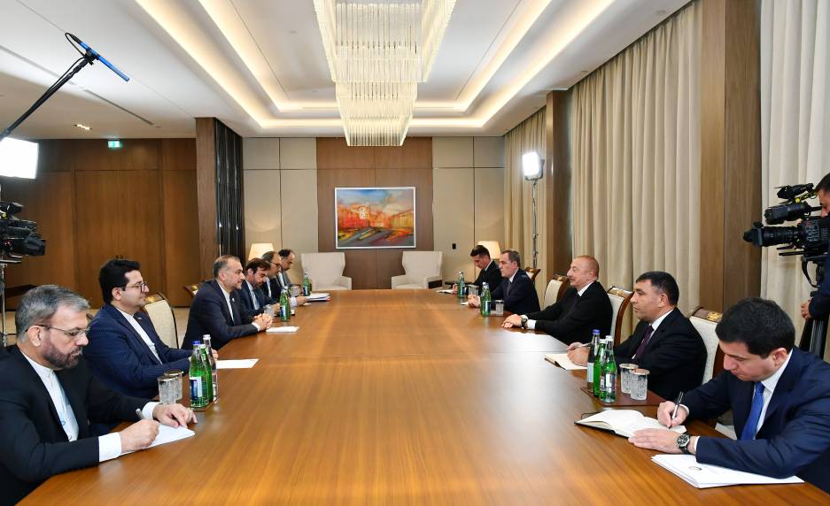 Ilham Aliyev received Foreign Minister of Iran