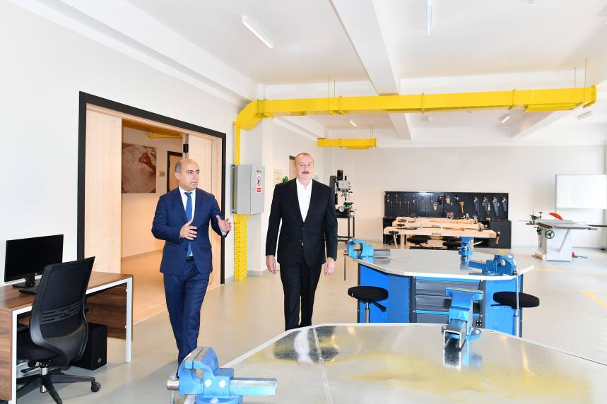 Ilham Aliyev attended opening of Jalilabad State Vocational Education Center