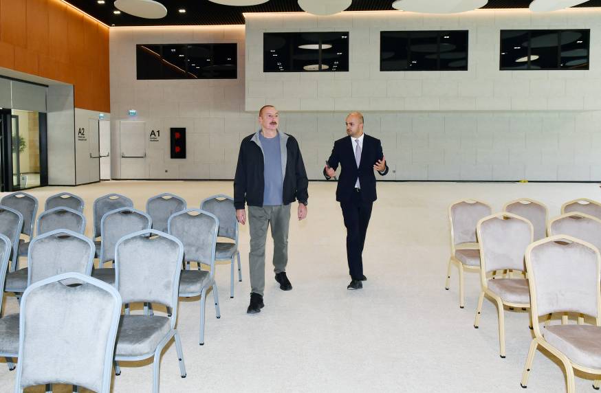 Ильхам Алиев принял участие в открытии комплекса Зангиланского конгресс-центра
