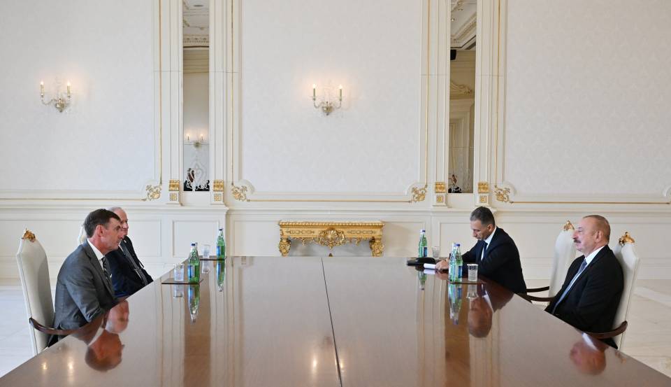 İlham Əliyev Beynəlxalq Astronavtika Federasiyasının prezidentini qəbul edib
