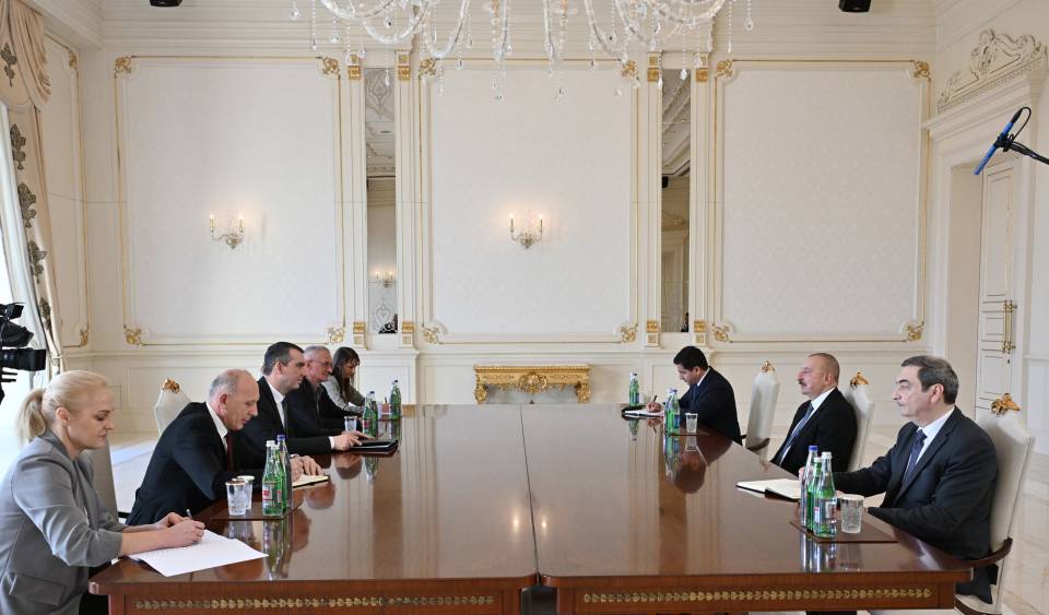 Ильхам Алиев принял председателя Национального собрания Сербии