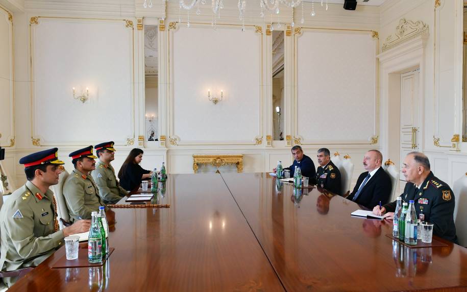Ilham Aliyev received Chief of Pakistan’s Army Staff