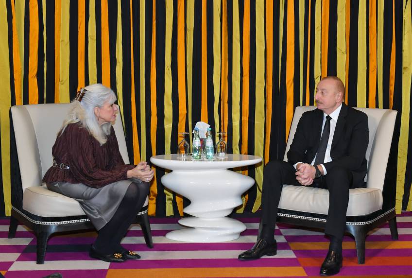 Состоялась встреча Ильхама Алиева с генеральным вице-президентом The Rockefeller Foundation